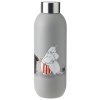 Cestovní láhev TO GO CLICK MOOMIN Stelton 0,75 l matná světle šedá