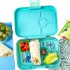 Bento box PANINO 4 tropicky modrá / panter, 750 ml, Yumbox