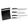 Sada nožů PREMIER PLUS, sada 4 ks, s blokem, černá, nerezová ocel, F.DICK