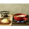 Fondue set Emile Henry granátová 24 cm 2,5 l