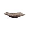 227340 servirovaci talir terra 21 x 17 cm hneda keramika mij