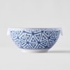 Miska Triangle s plastovým víkem Indigo Ikat 16 cm