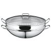 Pánev WOK s poklicí a plochým dnem Macao WMF 36 cm
