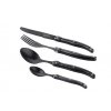 Sada příborů Laguiole Premium 24 ks černá