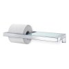 Držák na toaletní papír MENOTO  leštěný nerez/sklo Blomus
