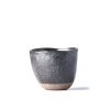 Hrnek bez ucha s nepravidelným okrajem Tea Cup hnědý 180 ml