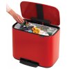 pedalovy odpadkovy kos bo brabantia cerveny 36 l 13
