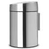 odpadkovy kos slide bin de luxe brabantia matny ocelovy 5 l 2