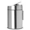 odpadkovy kos slide bin de luxe brabantia matny ocelovy 5 l 3