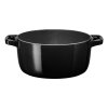 Litinový hrnec s poklicí KitchenAid černá 24 cm 3,8 l