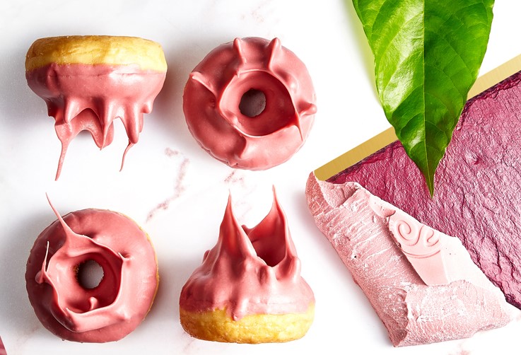 Donuty s čokoládou Ruby