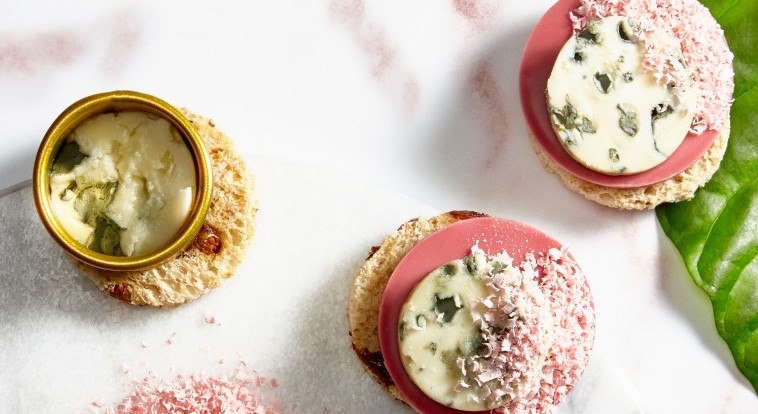 Hrianka so syrom Roquefort a čokoládou Ruby