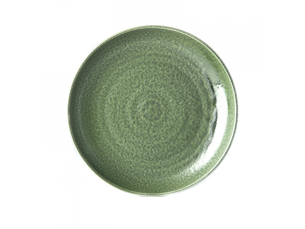 Plytký tanier Earthy Green 25 cm MIJ