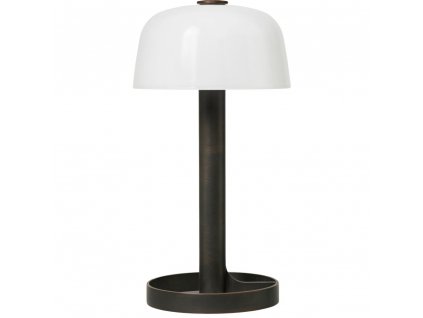 Prenosná stojaca lampa SOFT SPOT 24,5 cm, LED, sivobiela, Rosendahl