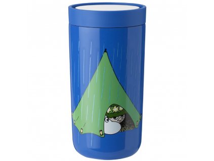 Cestovný hrnček TO GO CLICK MOOMIN 200 ml, modrá, Stelton