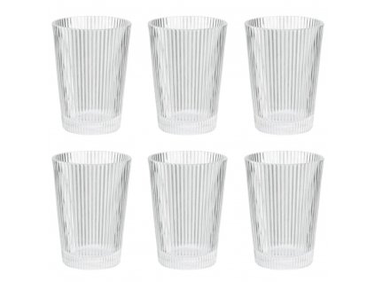 Pohár na vodu PILASTRO, sada 6 ks, 240 ml, Stelton