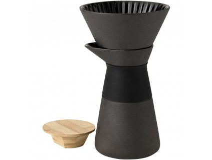 Kávovar na prekvapkávanú kávu THEO 600 ml, čierna, Stelton