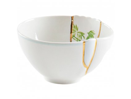 Servírovacia miska KINTSUGI 3 11,5 cm, biela, Seletti