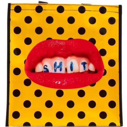 
                    
                          Nákupná taška TOILETPAPER SHIT 42 cm, oranžová, Seletti                    
                