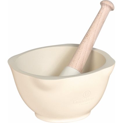 Hmoždíř Emile Henry slonová kost 14 cm