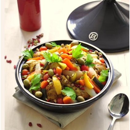 Tajine Emile Henry granátová 32 cm 3,5 l