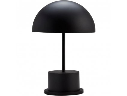 Prenosná stolná lampa RIVIERA 28 cm, čierna, Printworks