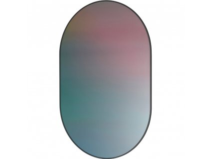 Zrkadlo OVÁĽ 84 cm, ružová/modrá, Fritz Hansen