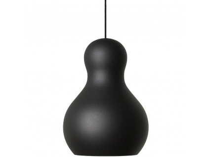 Závesná lampa CALABASH 30,5 cm, matná čierna, Fritz Hansen