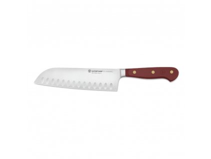 Nôž Santoku CLASSIC COLOUR 17 cm, červený sumach, Wüsthof