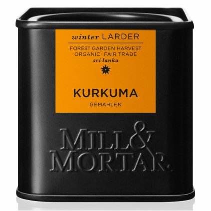 Organická kurkuma 50 g, mletá, Mill & Mortar