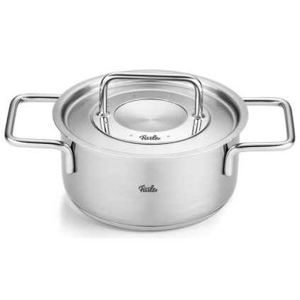 Vysoký kastról PURE 16 cm, strieborná farba, nerezová oceľ, Fissler