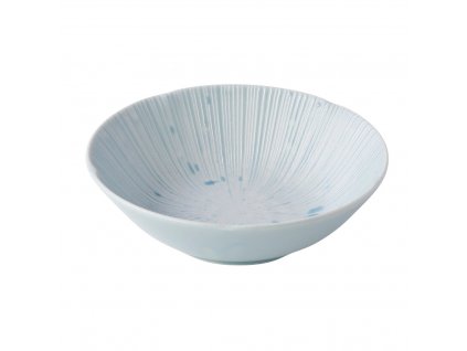 Jedálenská miska ICE BLUE 200 ml, modrá, keramika, MIJ