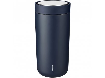 Cestovný hrnček TO GO CLICK 400 ml, tmavomodrý, Stelton