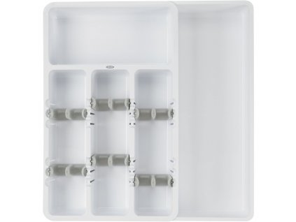 Organizér na príbory GOOD GRIPS 40 cm, biely, plast, OXO