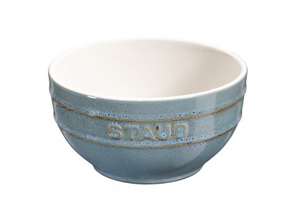 Jedálenská miska 400 ml, tyrkysová, keramika, Staub