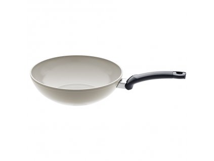 Wok CERATAL 28 cm, béžová farba, hliník, Fissler