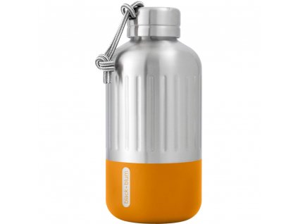 Fľaša na vodu EXPLORER 650 ml, oranžová, nerezová oceľ, Black+Blum