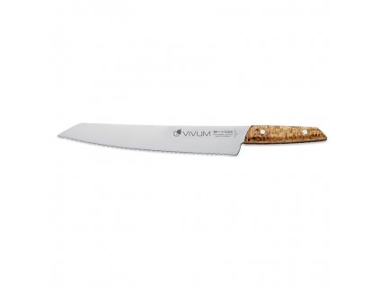 Nôž na pečivo VIVUM 26 cm, oceľový, hnedý, F.DICK