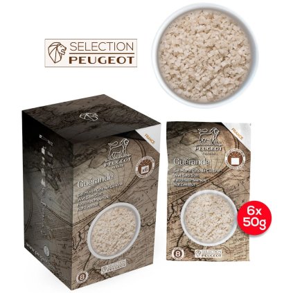 212674 vlhka morska sul guerande 6 x 50 g francie peugeot