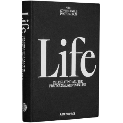 Fotoalbum LIFE, čierna, Printworks