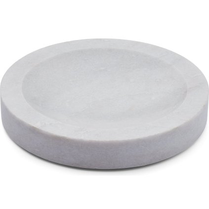 Ozdobná tácka 25 cm, sivá, mramor, Humdakin