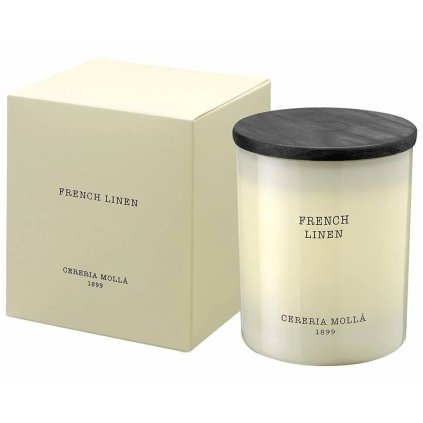 Vonná sviečka FRENCH LINEN 230 g, Cereria Mollá