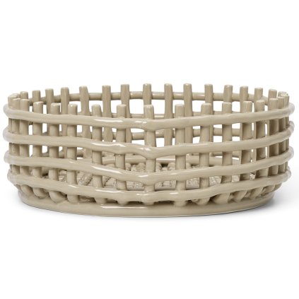 Misa na ovocie 29 x 10 cm, kašmírová, keramika, ferm LIVING