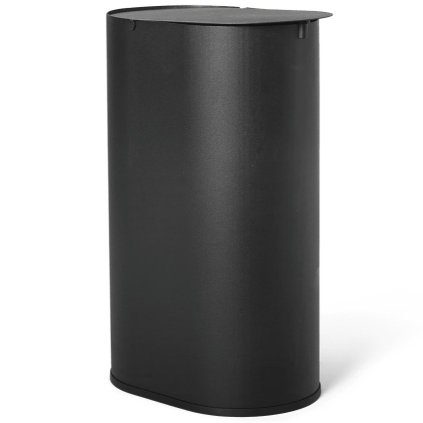 Kôš na odpadky ENKEL 6,6 l, čierna, uhlíkový oceľ, ferm LIVING