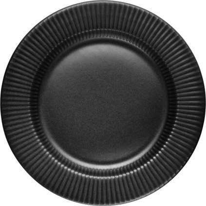 Jedálenský tanier LEGIO NOVA 25 cm, čierna, kamenina, Eva Solo