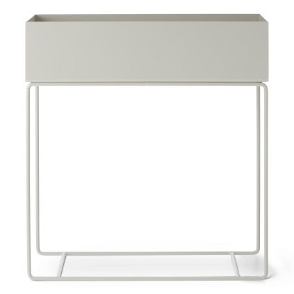 Kvetináč PLANT BOX 60 cm, svetlo šedá, železo, ferm LIVING