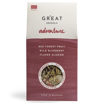 Granola ADVENTURE 300 g, červené ovocie, GR'EAT GRANOLA
