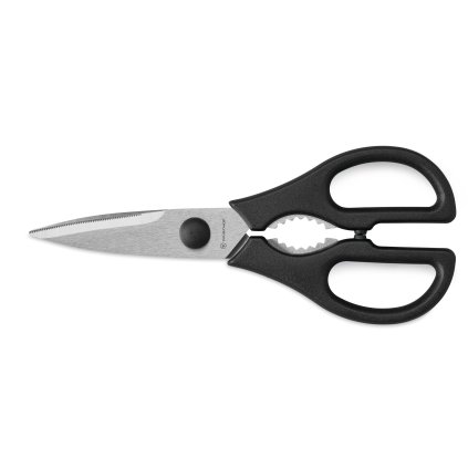 Kuchynské nožnice 21 cm, čierna, plast, Wüsthof