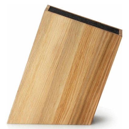 Blok na nože 28 cm, s flexi vložkou, hnedá, dubové drevo, Continenta