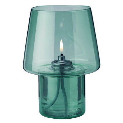 220667 olejova lampa viva 16 cm modra sklo rig tig